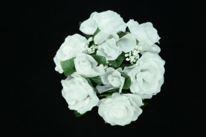 White Candle Ring For Pillar Candle (Lot of 1) SALE ITEM